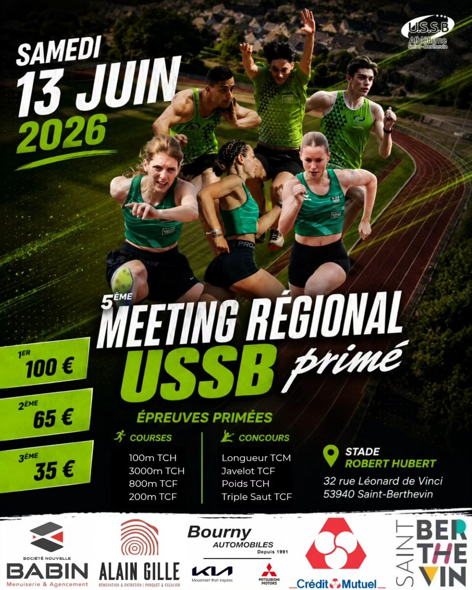 Notre meeting régional primé est de retour !!