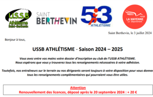 Dossier d'inscription 2024-2025