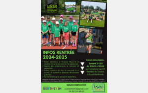 Infos rentrée 2024-2025