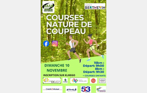 Inscriptions  Courses nature de Coupeau  OUVERTES