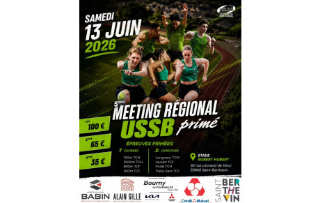 Notre meeting régional primé est de retour !!